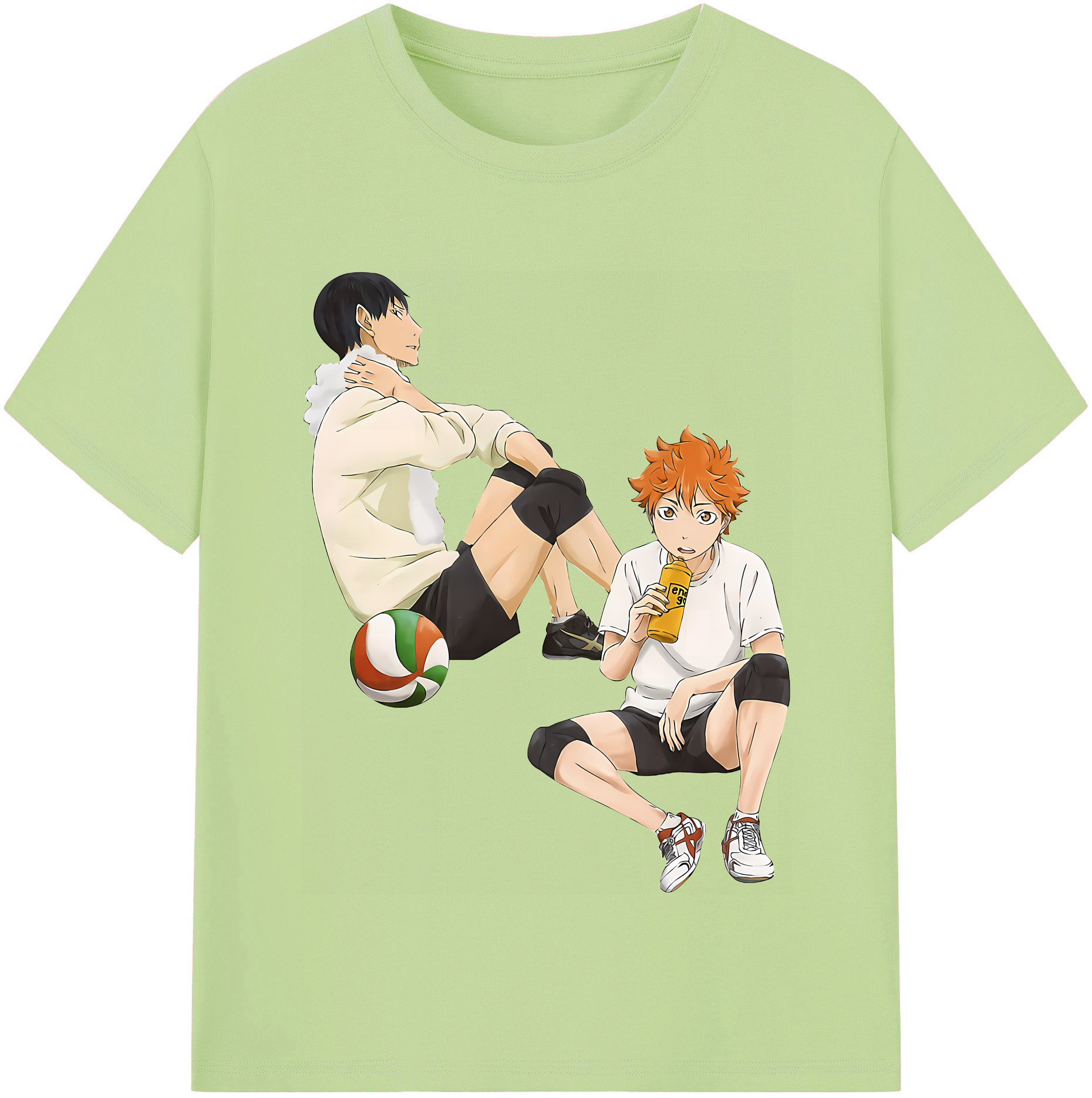 （画像用） ハイキュー!! Haikyu!! 綿100％半袖Tシャツ（フロントプリント）